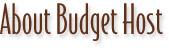 About Budget Host